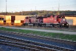 Intermodal rolls east at last light